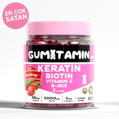 Gumitamin Keratin Saç ve Tırnak Vitamini