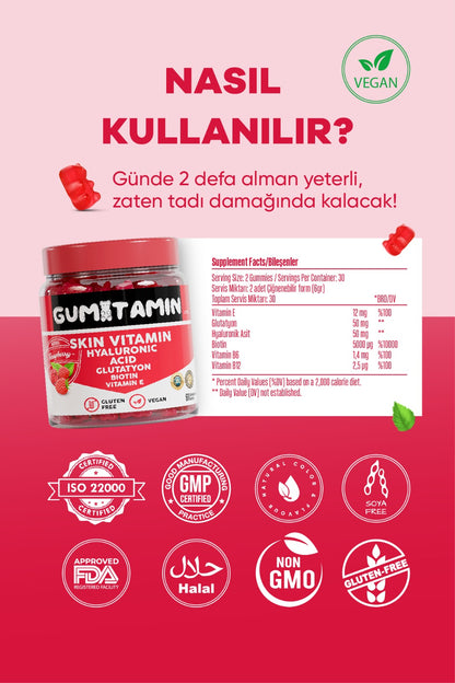 Gumitamin Vegan Cilt Vitamini