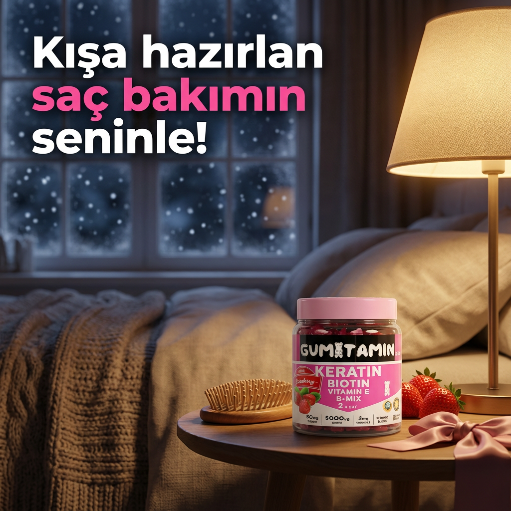 Gumitamin Keratin Saç ve Tırnak Vitamini