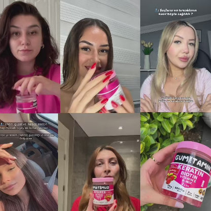 Gumitamin Keratin Saç ve Tırnak Vitamini
